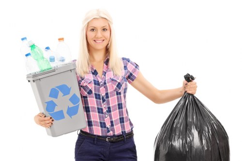 Secure document shredding in office clearance