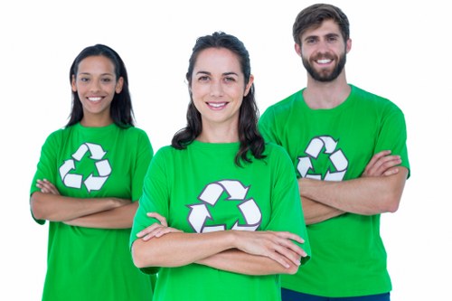 Waste clearance service in action